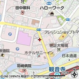 香川県観音寺市観音寺町甲-1037周辺の地図