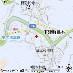 和歌山県海南市下津町橘本106-1周辺の地図