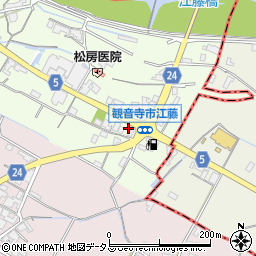 香川県観音寺市本大町1042周辺の地図