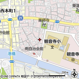 香川県観音寺市観音寺町2517周辺の地図