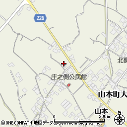 香川県三豊市山本町大野1013-1周辺の地図