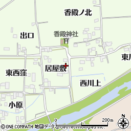 徳島県板野郡板野町唐園居屋敷周辺の地図