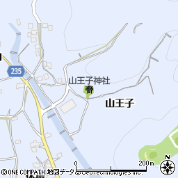 徳島県阿波市土成町高尾山王子31周辺の地図