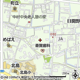 徳島県北島町（板野郡）中村（宮北裏）周辺の地図
