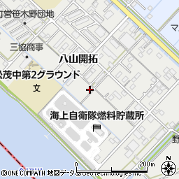 徳島県板野郡松茂町笹木野八山開拓76-5周辺の地図