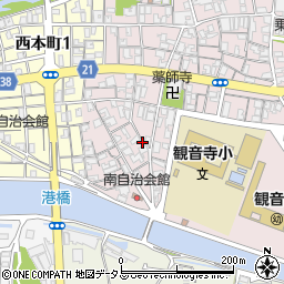 香川県観音寺市観音寺町甲-2519周辺の地図