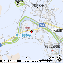 和歌山県海南市下津町橘本90周辺の地図