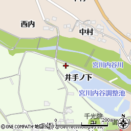 徳島県阿波市土成町吉田井手ノ下周辺の地図