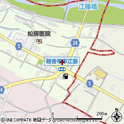 香川県観音寺市本大町824周辺の地図