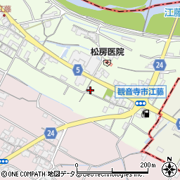 香川県観音寺市本大町1032周辺の地図