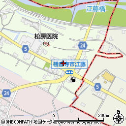 香川県観音寺市本大町826周辺の地図