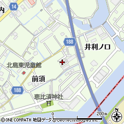 セジュール濱田２周辺の地図