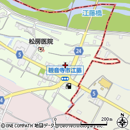 香川県観音寺市本大町791-1周辺の地図
