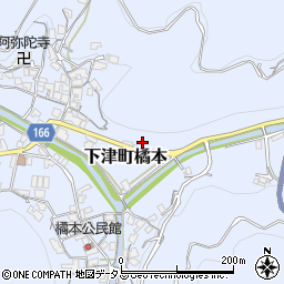 和歌山県海南市下津町橘本1399周辺の地図