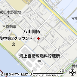 徳島県板野郡松茂町笹木野八山開拓82周辺の地図