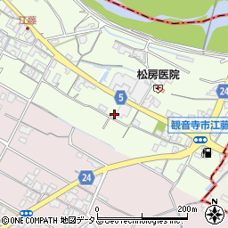香川県観音寺市本大町1029-7周辺の地図