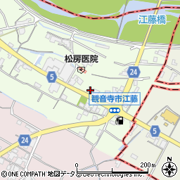 香川県観音寺市本大町829周辺の地図