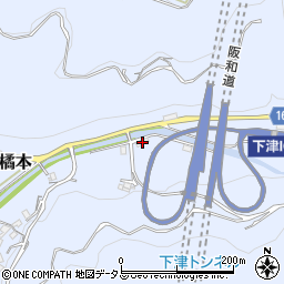 和歌山県海南市下津町橘本42周辺の地図