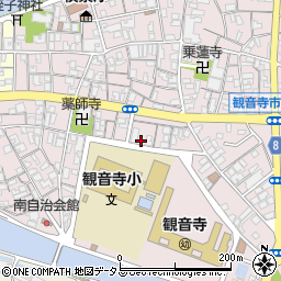 香川県観音寺市観音寺町甲-2634周辺の地図