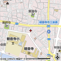 香川県観音寺市観音寺町甲-2624周辺の地図