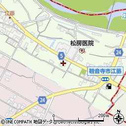 香川県観音寺市本大町836周辺の地図