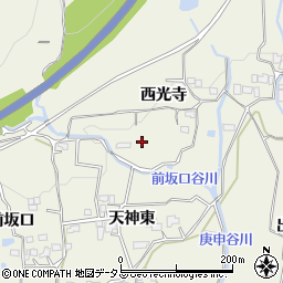 徳島県板野郡上板町引野西光寺周辺の地図