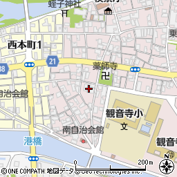 香川県観音寺市観音寺町甲-2538周辺の地図