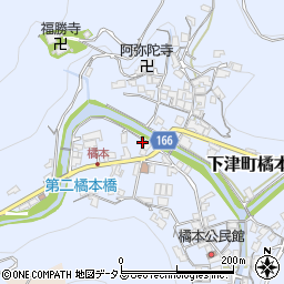 和歌山県海南市下津町橘本89周辺の地図