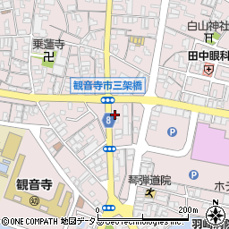香川県観音寺市観音寺町周辺の地図