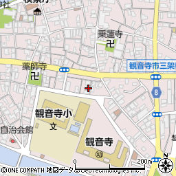 香川県観音寺市観音寺町2628周辺の地図