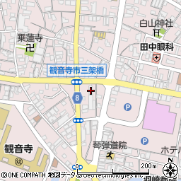 ＪＡ香川県観音寺町周辺の地図
