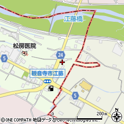 香川県観音寺市本大町786周辺の地図