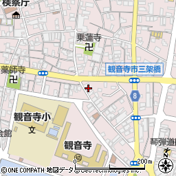 香川県観音寺市観音寺町甲-2934周辺の地図