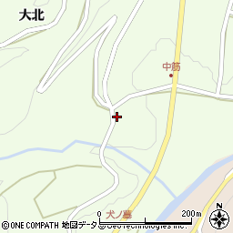 徳島県阿波市市場町犬墓大北318周辺の地図