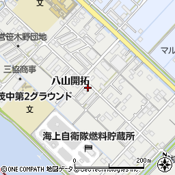 徳島県板野郡松茂町笹木野八山開拓89-2周辺の地図