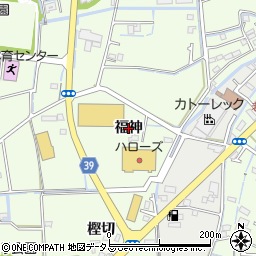 徳島県北島町（板野郡）中村（福神）周辺の地図