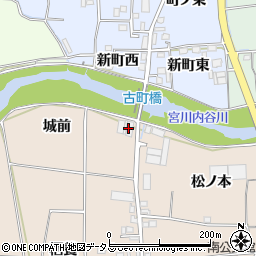 徳島県板野町（板野郡）下庄（城前）周辺の地図