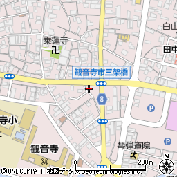 香川県観音寺市観音寺町甲-2986周辺の地図