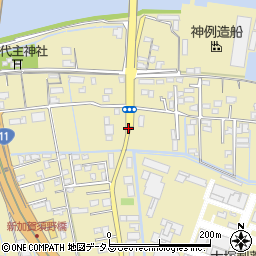 加賀須野周辺の地図