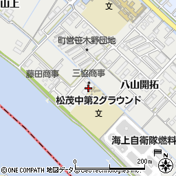 徳島県板野郡松茂町笹木野八山開拓116-3周辺の地図