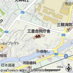 香川県広域水道企業団　西讃ブロック統括センター・お客さまセンター周辺の地図