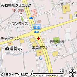 徳島県板野郡藍住町東中富朏傍示周辺の地図