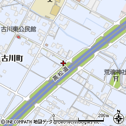 香川県観音寺市古川町575-1周辺の地図