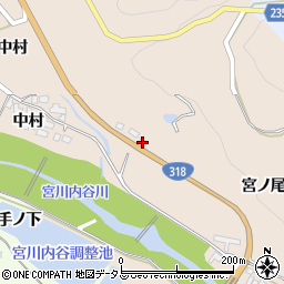 徳島県阿波市土成町宮川内宮ノ尾82周辺の地図