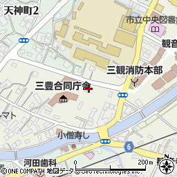 ラポート観音寺周辺の地図