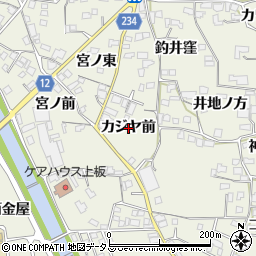 徳島県板野郡上板町神宅カジヤ前周辺の地図