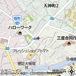 コスモ調剤薬局観音寺店周辺の地図