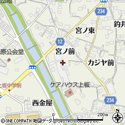 徳島県板野郡上板町神宅宮ノ前60-2周辺の地図