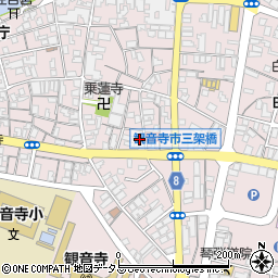 香川県観音寺市観音寺町甲-2895周辺の地図