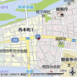 香川県観音寺市観音寺町2759周辺の地図
